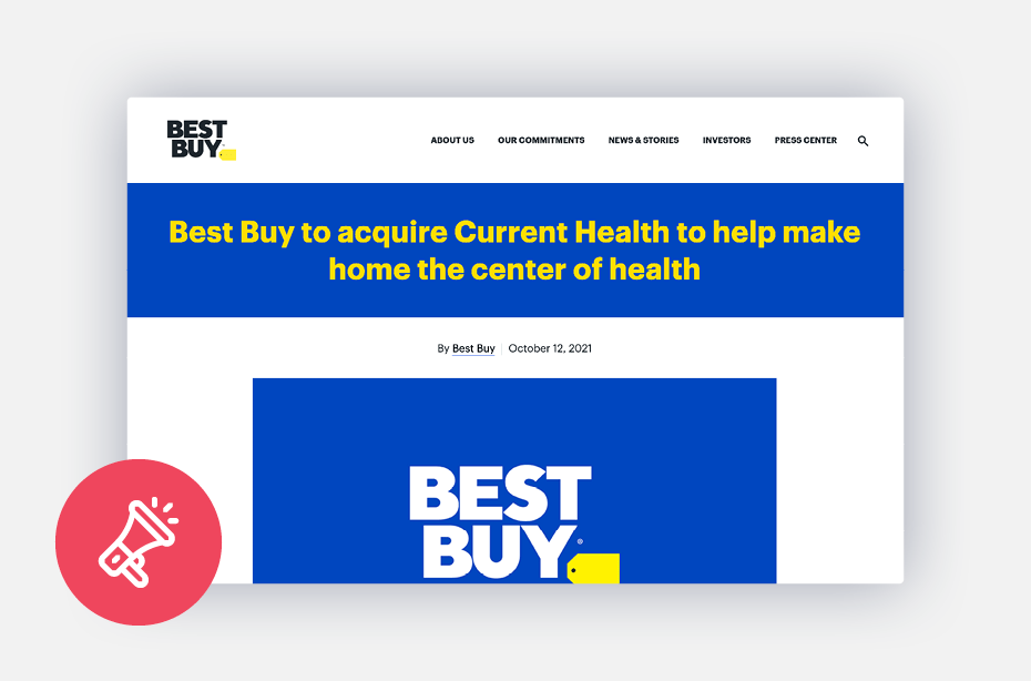 Best Buy to acquire Current Health to help make home the center of health