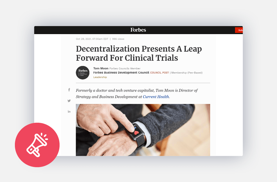 Decentralization Presents A Leap Forward For Clinical Trials